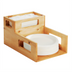 Thumbnail image #2 for Cal-Mil Madera Rustic Pine Countertop Plate & Napkin Holder, 2 Compartments