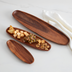 Thumbnail image #2 for American Metalcraft Medium Oblong Acacia Wood Boat-Style Serving Platter