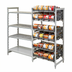 Thumbnail image #2 for Cambro Camshelving Premium Ultimate #10 Can Rack Stationary Add-On Unit, 24W x 36L x 72H, Speckled Gray