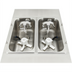 Thumbnail image #5 for Spaceman USA 6250A-C Twin Twist Pressurized Air Pump Soft Serve Ice Cream Freezer, Floor Model, Air-Cooled