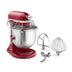 Thumbnail image #2 for KitchenAid Commercial 8-Quart Bowl-Lift Stand Mixer with Bowl Guard, Empire Red