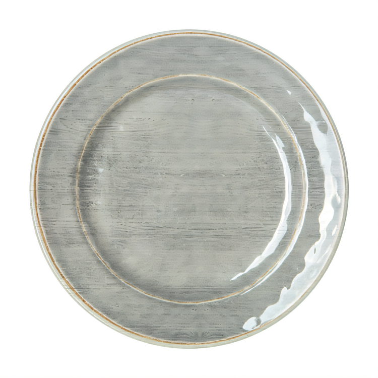 Product image #2 for Grove 7-Inch Round Bread & Butter Plate, Smoke Gray Melamine