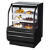Thumbnail image #2 for Turbo Air Full-Service Refrigerated Bakery Display Case, 36-1/2-Inch Wide, Curved Glass, 11.8 Cu. Ft.