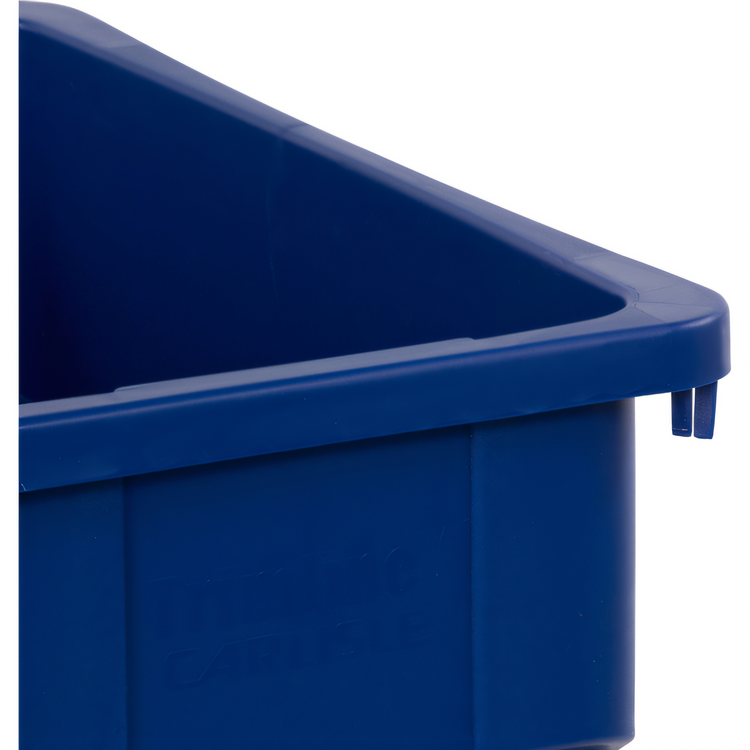 Product image #2 for Trimline 15-Gallon Rectangular Blue Polyethylene Recycling Container