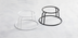 Thumbnail image #2 for American Metalcraft Round Rubberized Seafood Stand, Black, 8-3/4 Inch Top Dia. x 12 Inch Bottom Dia.