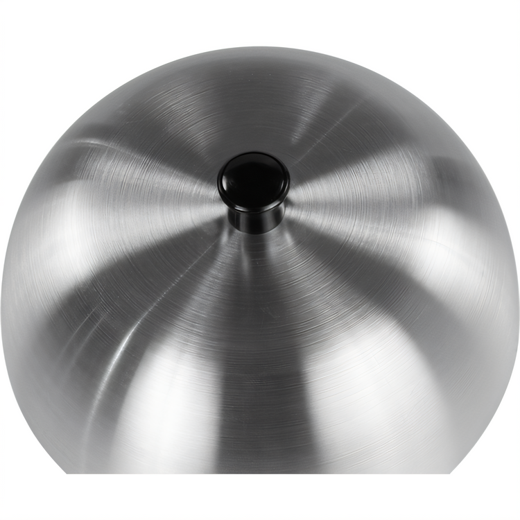 Product image #2 for Carlisle 6 Inch Aluminum Burger Cover with Heat-Resistant Bakelite Knob
