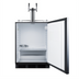 Thumbnail image #2 for Summit Commercial ADA-Height Undercounter Dual-Tap Draft Beer Dispenser, 24-Inch Wide, 5.5 Cu. Ft.