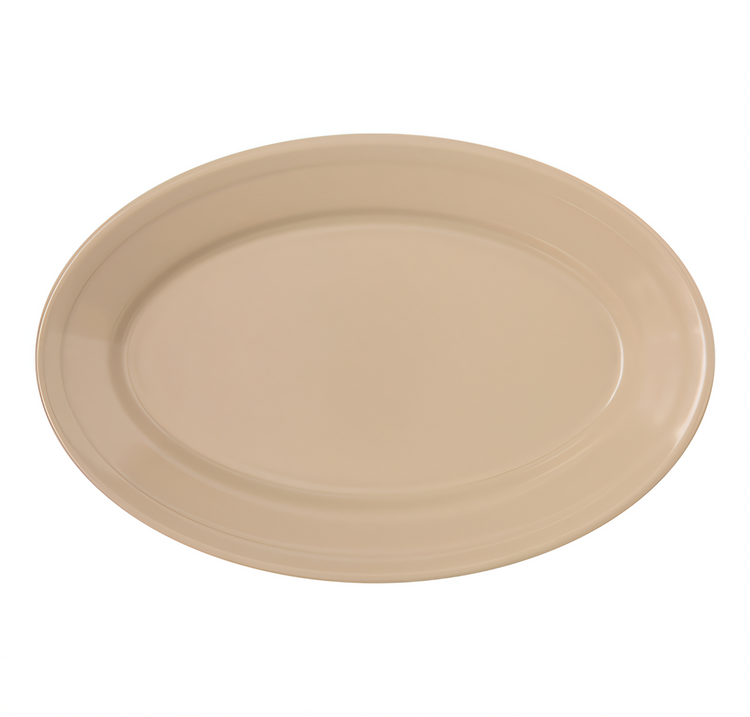 Product image #2 for Dallas Ware® Tan Oval Melamine Platter, 9-1/4 x 6-1/4 Inches