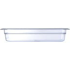 Thumbnail image #2 for CFS Brands StorPlus™ 3066007 Clear Polycarbonate Food Pan, 1/3 Size, 2-1/2 in. Deep Case of 6