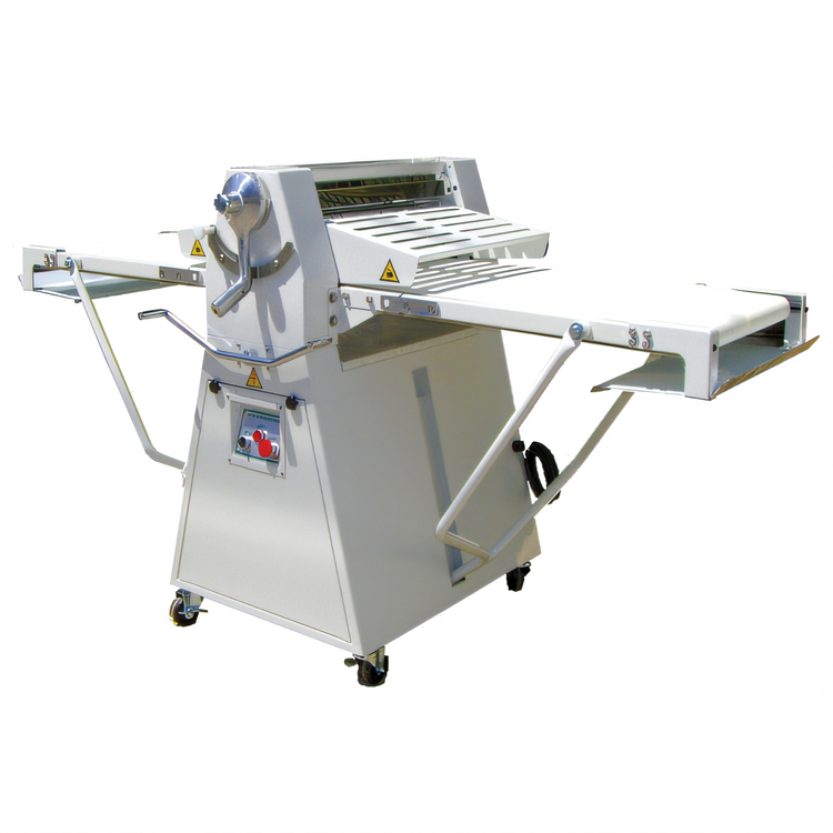 Product image #2 for BakeryXpress DXP-FRS02 Floor Model Reversible Dough Sheeter, 20.5" x 79" Conveyor, 220V