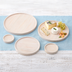 Thumbnail image #2 for American Metalcraft Hampton Collection Sun-Bleached Wood Plate, 4-1/4 Inch Diameter