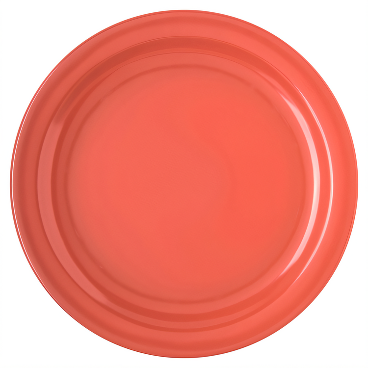 Product image #2 for Dallas Ware 10.2-Inch Round Melamine Dinner Plate, Sunset Orange