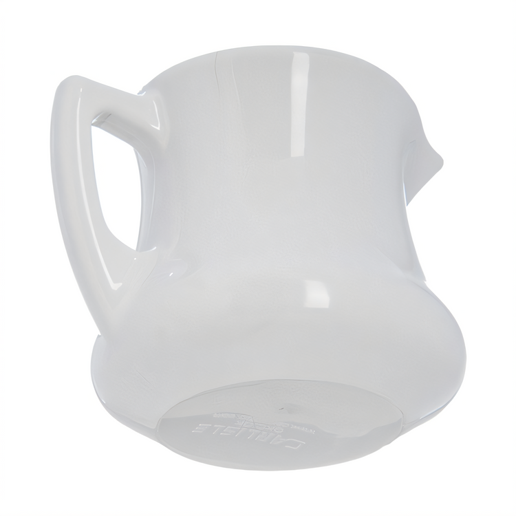 Product image #2 for Carlisle 3 oz White SAN Handled Creamer Pitcher