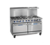 Thumbnail image #1 for Imperial Pro Series 60-Inch Freestanding Electric Restaurant Range with 6 Round Elements, 24-Inch Thermostatic Griddle, Convection Oven, and Standard Oven