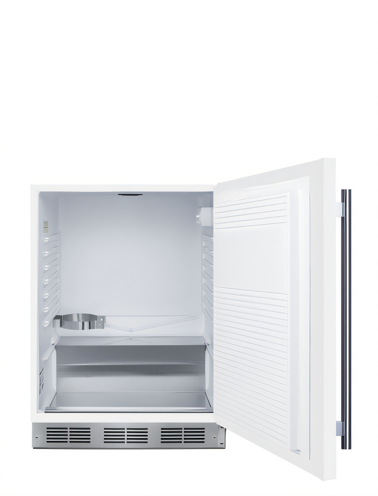 Product image #2 for Summit Commercial 24-Inch Wide ADA-Compliant White Kegerator for Two 1/6-Barrel Kegs