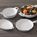 Thumbnail image #2 for American Metalcraft White Melamine Fry Pan Server, 24 oz., 8-1/2 Inch Diameter