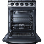 Thumbnail image #2 for Summit Commercial Summit Appliance PROEL20SS 20-Inch Freestanding Electric Coil Range, 2.3 Cu. Ft. Oven, Stainless Steel Door