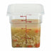 Thumbnail image #1 for Cambro 4SFSCW135 CamSquare® Commercial Food Storage Containers Case of 6