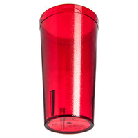 Carlisle Stackable 20 oz Ruby SAN Plastic Tumbler