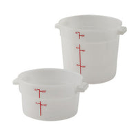 Winco PPRC-1W Commercial Food Storage Containers Case of 48