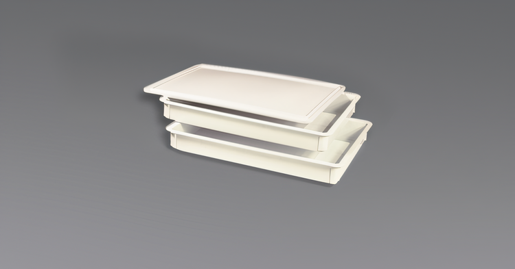 Product image #3 for American Metalcraft Dough Retarding Box Cover for DRB-18263 and DRB-18266, White ABS Plastic