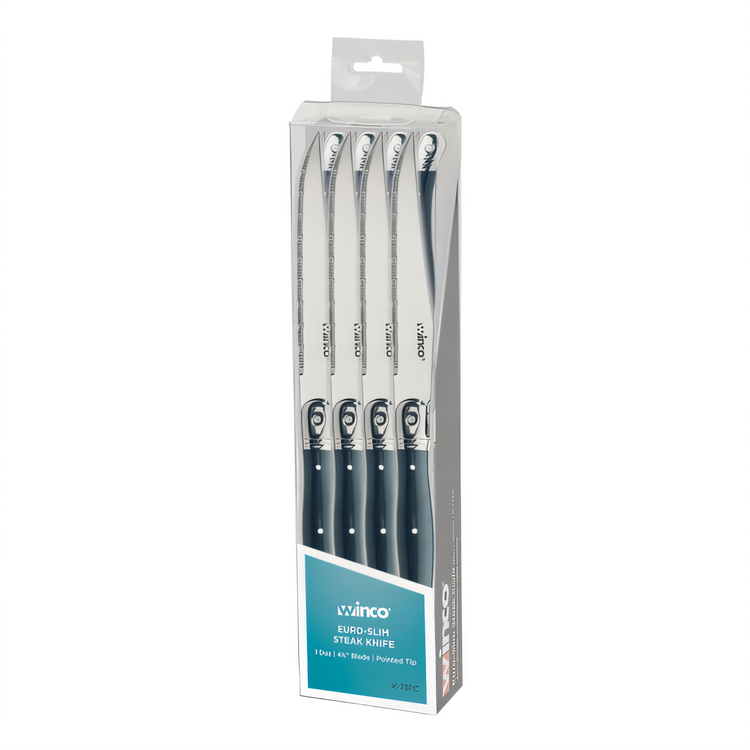 Product image #2 for Winco Stamped Stainless Steel Steak Knife with 4-1/2-Inch Blade, Pointed Tip, ABS Handle