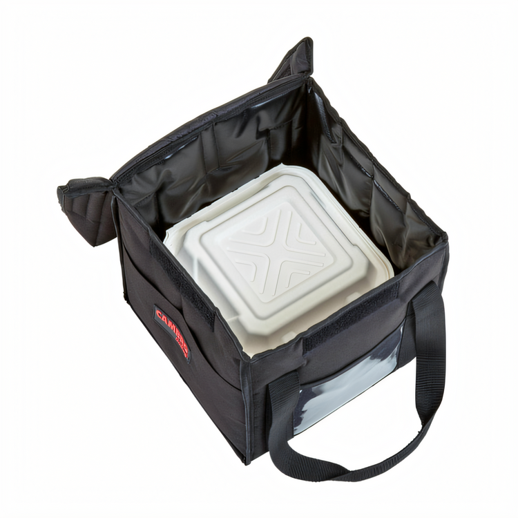Product image #2 for Cambro GoBag Small Folding Insulated Delivery Bag, 10 x 10 x 11 Inches, Black