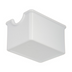 Thumbnail image #2 for Carlisle White Styrene Sugar Packet Caddy, 20-Packet Capacity