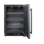 Thumbnail image #2 for Summit Commercial SCFF53BSS 24-Inch Frost-Free Undercounter All-Freezer, 4.6 Cu. Ft., Stainless Steel Door, Black Cabinet