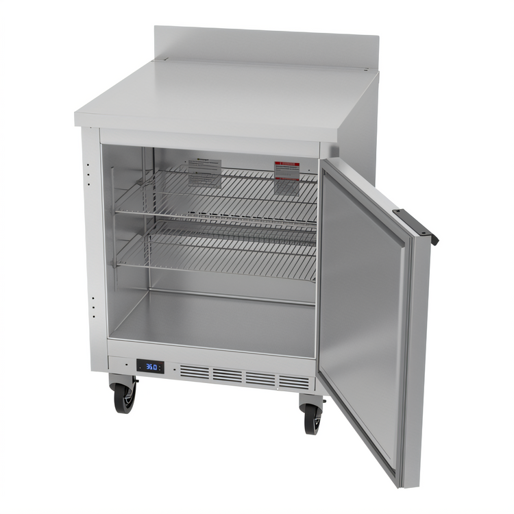 Product image #1 for Beverage-Air WTR27HC 27-Inch One-Section Worktop Refrigerator, 5.25 Cu. Ft., Solid Door