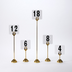 Thumbnail image #2 for American Metalcraft Gold Harp Weighted Table Number Stand, 4-Inch