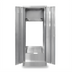 Thumbnail image #2 for John Boos 25-Inch Wide Stainless Steel Janitor Cabinet with Integrated Mop Sink and Lockable Louvered Doors