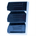 Thumbnail image #2 for Carlisle 9-Bin Condiment Packet Rack with 3-1/2 Qt Plastic Containers, Black Aluminum, Countertop or Wall-Mount
