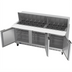 Thumbnail image #2 for Beverage-Air 72-Inch Three-Section Mega Top Refrigerated Prep Table with 30-Pan Opening