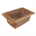 Thumbnail image #2 for John Boos American Heritage Gathering Block Butcher Block Work Table with 4-Inch End Grain Maple Top and Wicker Basket, 25 x 24 x 36 Inches