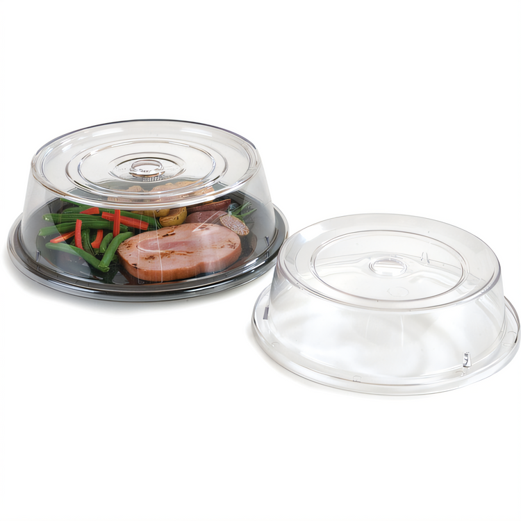 Product image #2 for Carlisle Clear Polycarbonate Round Plate Cover for 10-3/4 to 11-Inch Plates