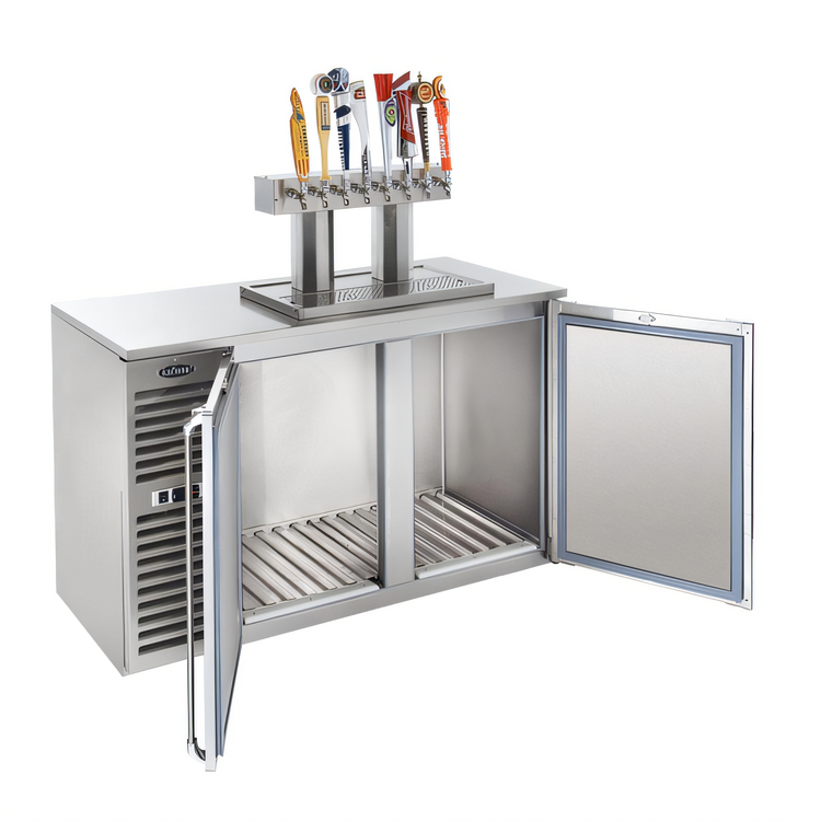Product image #2 for Krowne 60-Inch Two-Section Self-Contained Direct Draw Draft Beer Cooler