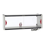 Thumbnail image #2 for Metro Super Erecta® Hot HS1448-EKIT Enclosed Heated Shelf Kit, 48 x 14 Inch, Clear Polycarbonate Doors, Adjustable Thermostat, 120V