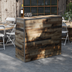 Thumbnail image #2 for 4 Ft. Portable Folding Laminate Bar Table, Natural Wood Finish
