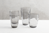 Thumbnail image #2 for American Metalcraft Stackable 18 oz Tritan Plastic Highball Glass, Smoke Gray