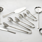 Thumbnail image #1 for American Metalcraft SHFF12 12-Inch Hand-Forged Stainless Steel Cold Meat Serving Fork Case of 72