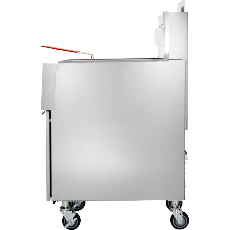 Product image #2 for Vulcan PowerFry3 84-Inch Wide 4-Battery Gas Fryer with Digital Controls and Built-In Filtration