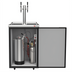 Thumbnail image #2 for Micro Matic Americano Mobile Nitro Cold Brew Coffee Dispenser with 2 Faucets and 2 1/6-Size Keg Capacity