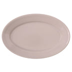 Thumbnail image #2 for CFS Brands Dallas Ware® 4356342 9-1/4 x 6-1/4 Inch Oval Melamine Platter, Bone, Reinforced Rim and Foot Case of 24