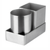 Thumbnail image #1 for Stainless Steel Sugar Packet Holder Set with Round and Square Cups