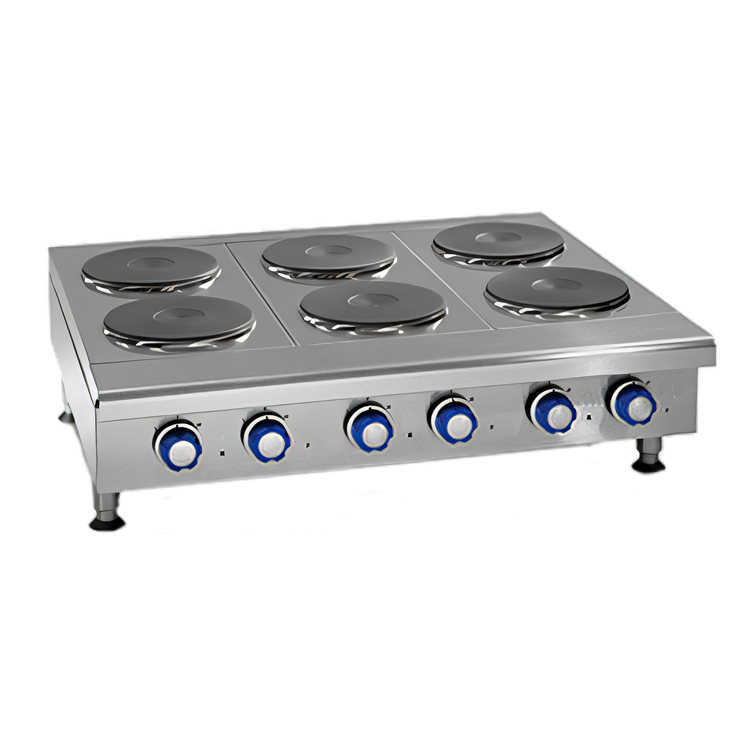 Product image #1 for Imperial IHPA-3-36-E 36-Inch Electric Countertop Hot Plate with 3 Round Plate Elements and Solid Top