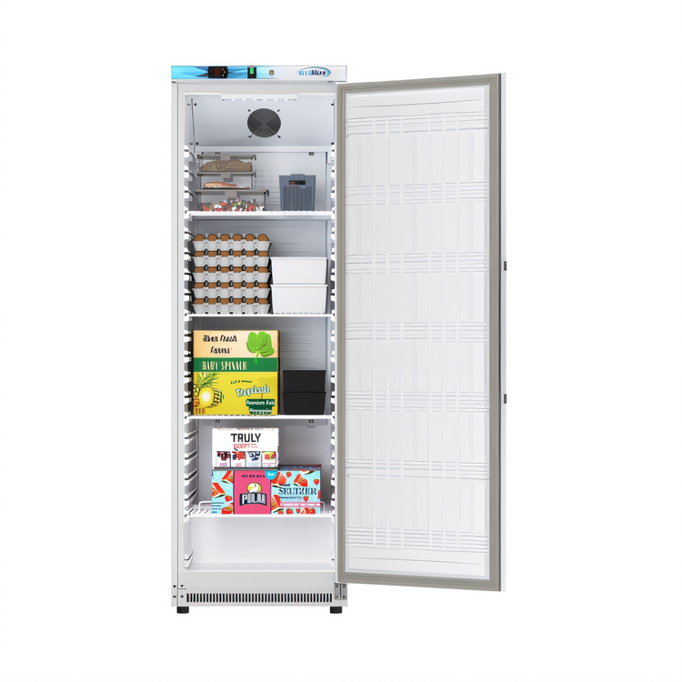 Product image #2 for KoolMore 12 Cu. Ft. White Single-Section Reach-In Refrigerator with Solid Door