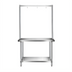 Thumbnail image #2 for Klinger's Trading 60-Inch Adjustable Table-Mount Pot Rack with Double-Pronged Hooks