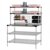 Thumbnail image #2 for Metro2Go 48 Inch x 30 Inch Prep Workstation with Overhead Heated Shelves, 304 Stainless Steel