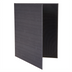 Thumbnail image #2 for Winco Gray Double-Fold Leather-Like Menu Cover, Letter Size 8-1/2 x 11 Inches